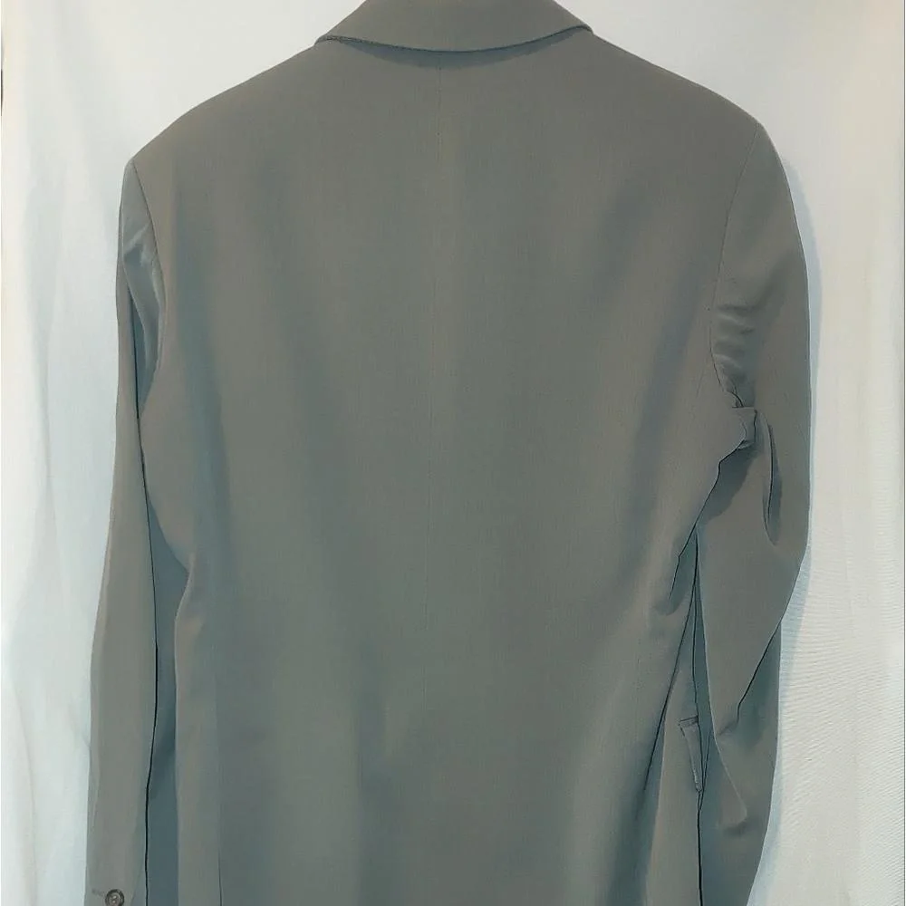 Hugo Boss Vintage Blazer Sport Jacket Coat Gray Wool Blend Two Button est‎ 40R